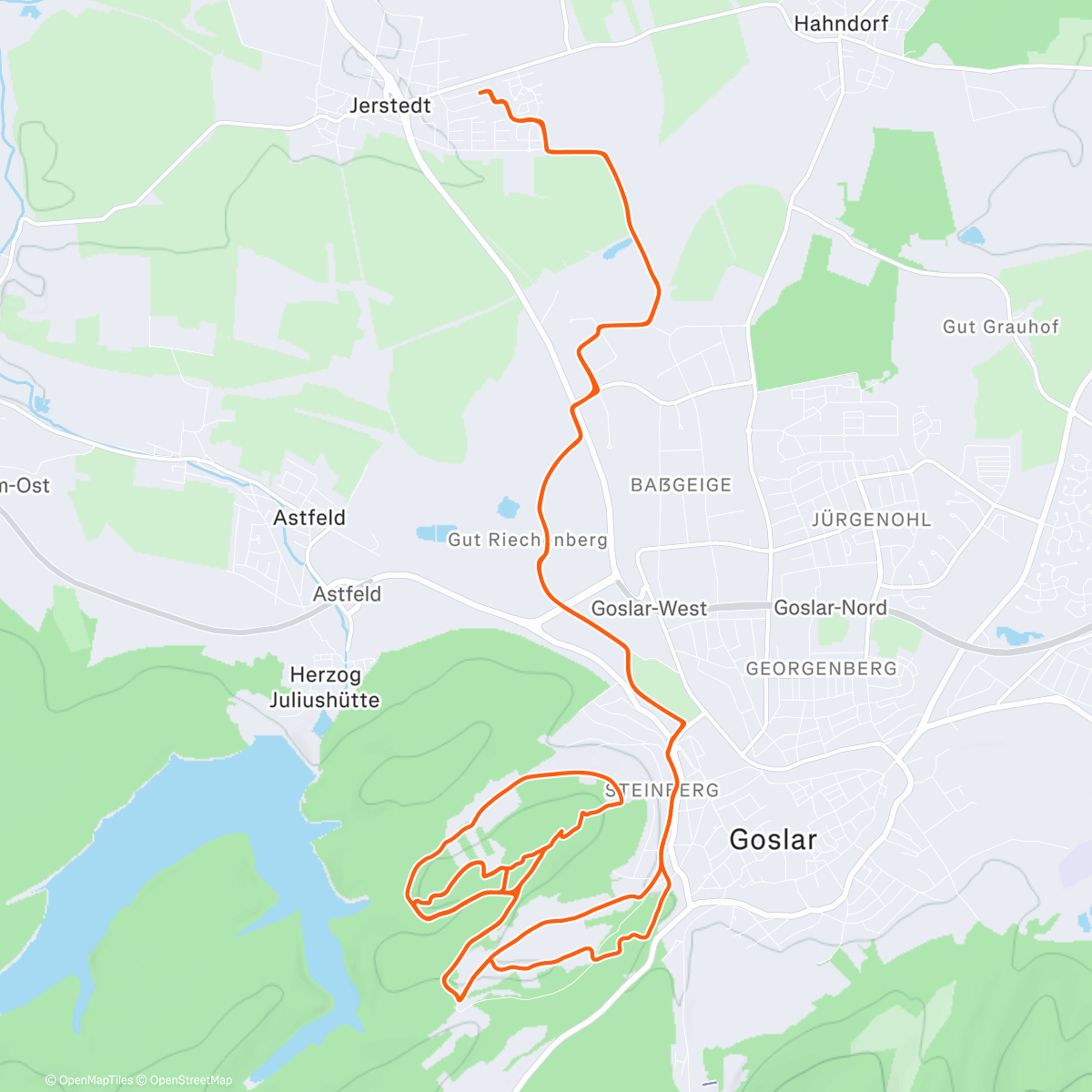 Map of the activity, Foggy Advent ☁️🌠