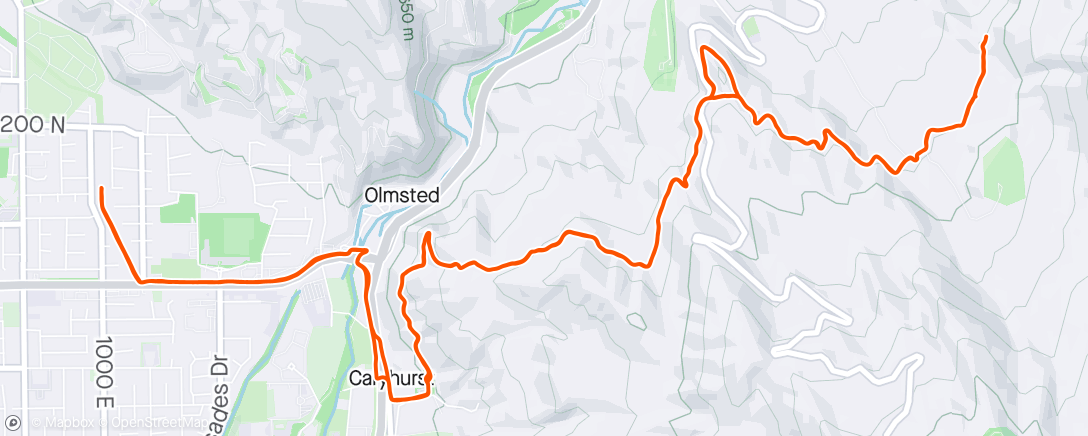 Mapa de la actividad (Morning Run)