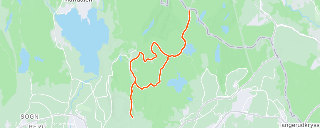 Map of the activity, Lilloseter skate