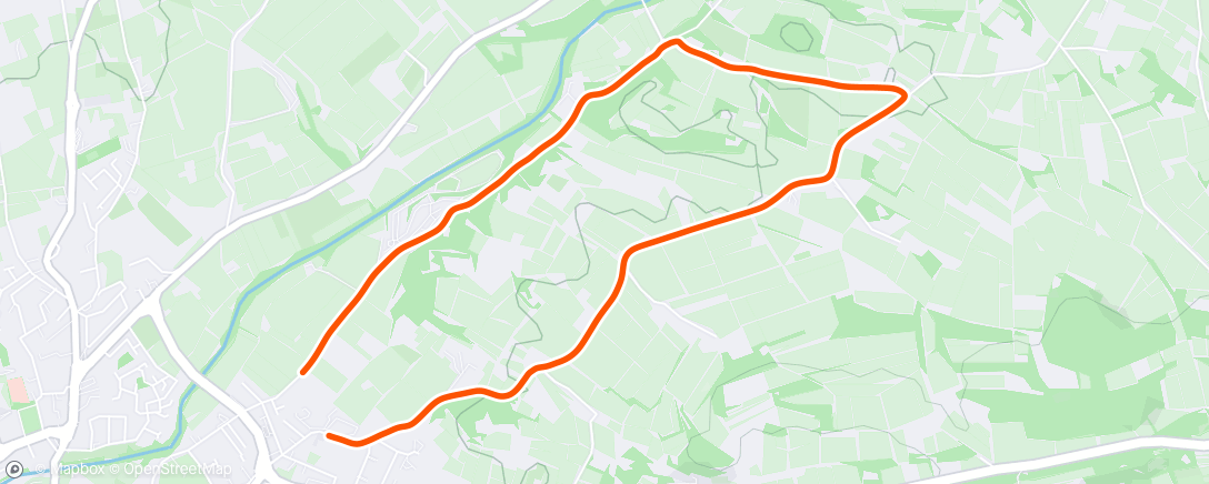Map of the activity, Noon Ride