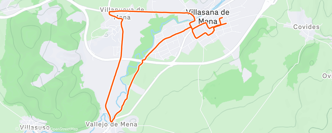 Карта физической активности (Monday Morning Run)