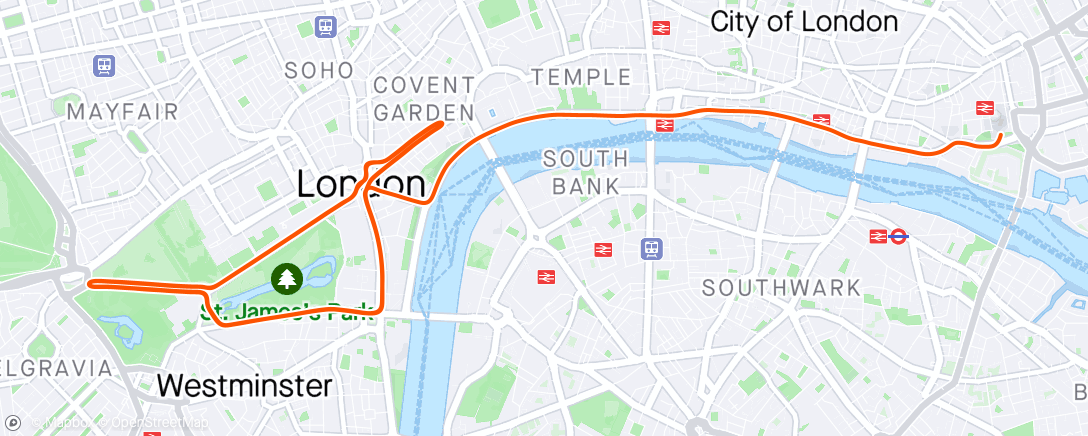Mapa da atividade, Zwift - Group Ride: Roll with Castelli  (C) on Classique Reverse in London