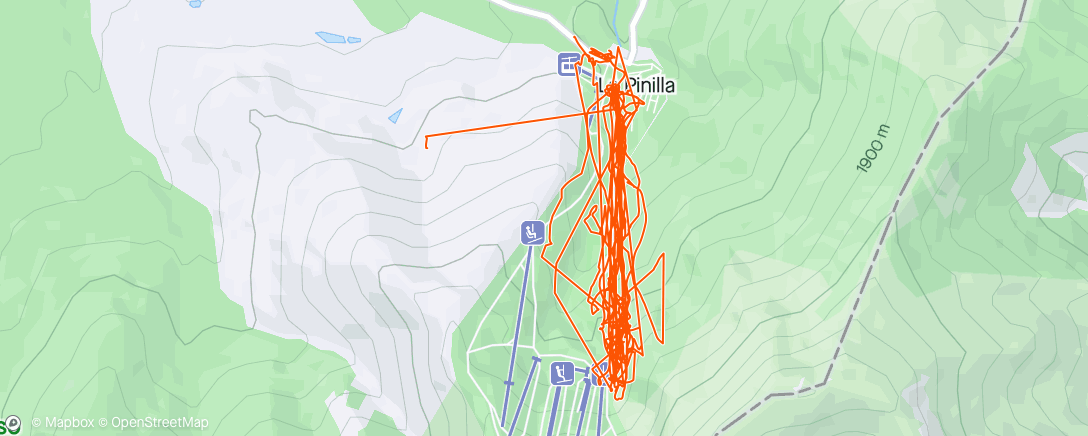 Mapa da atividade, Pinilla