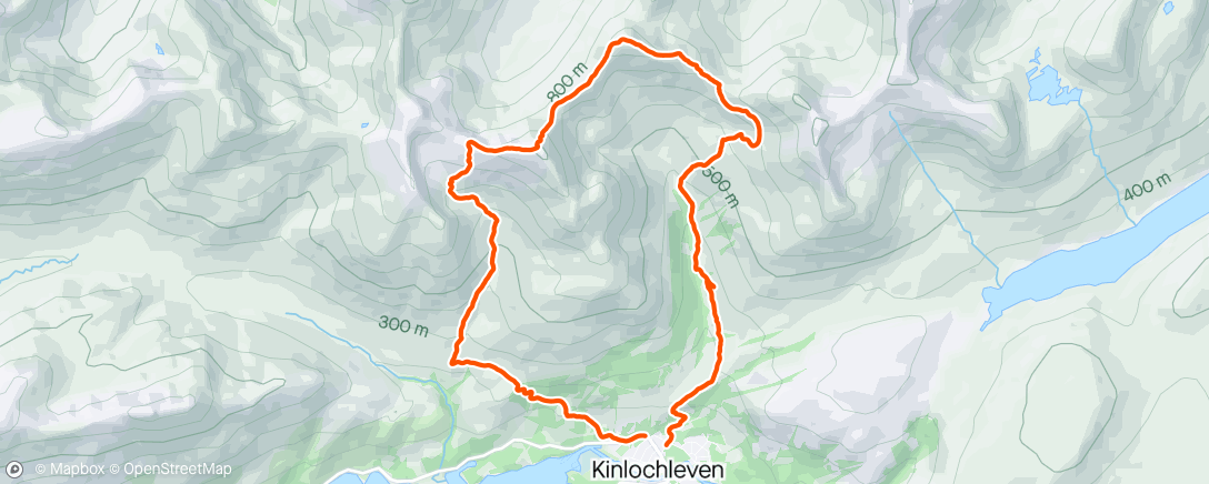 Map of the activity, Am Bodach