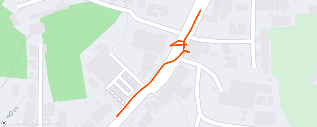 Map of the activity, Evening Walk