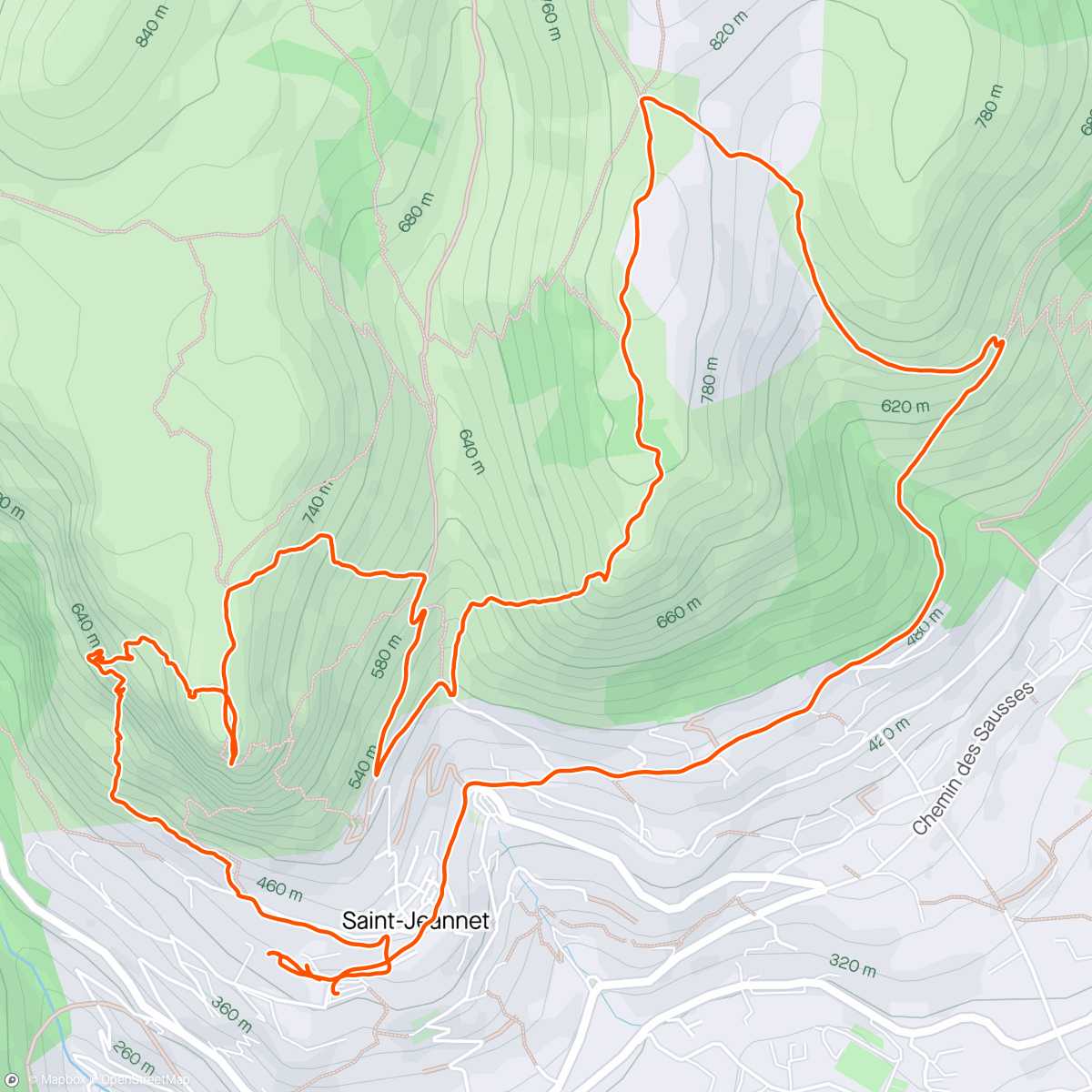 Map of the activity, Découverte de nouveaux chemins dans les baous