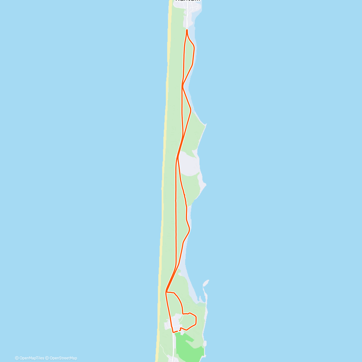 Карта физической активности (Insel Dauerlauf 😍)