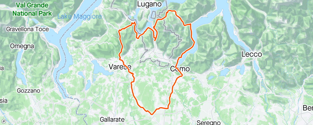Map of the activity, San Fedele - Marzio