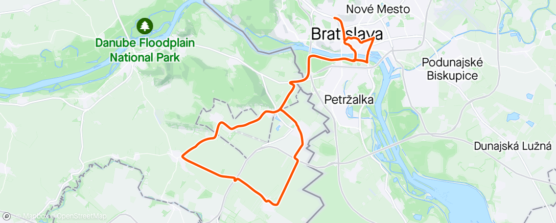 Map of the activity, JČS