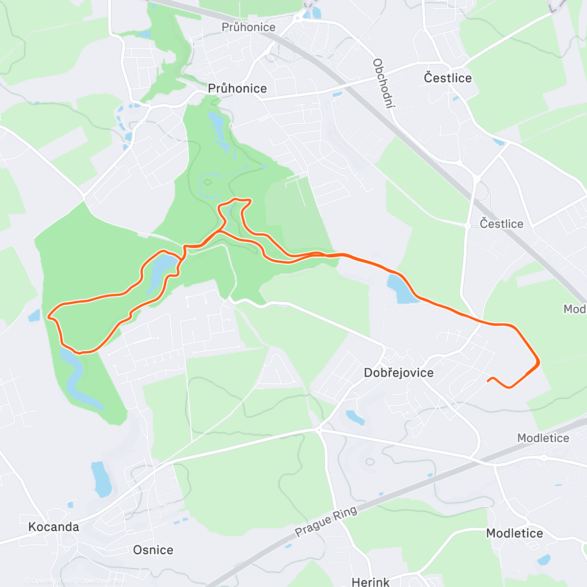 Map of the activity, Na pohodu do parku🎄❄️🌞