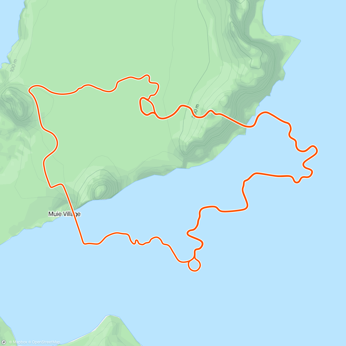 Map of the activity, Zwift - Anaerobic Endurance 4x60sec in Watopia
