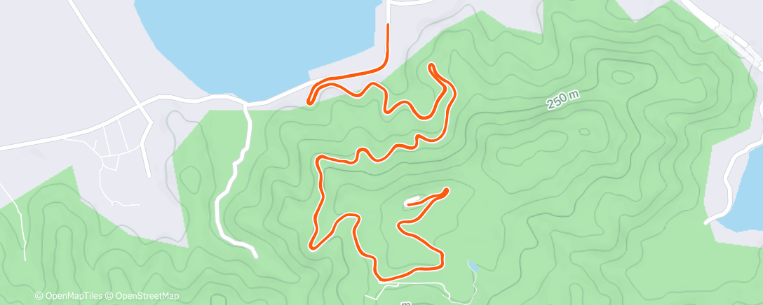 Map of the activity, 晨间骑行 🌞  达蓬山