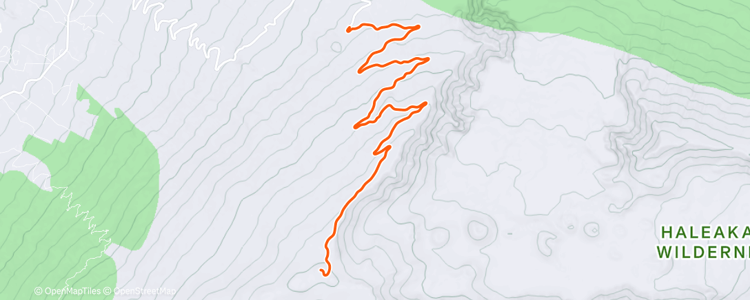 Карта физической активности (BigRingVR - Haleakala Descent)