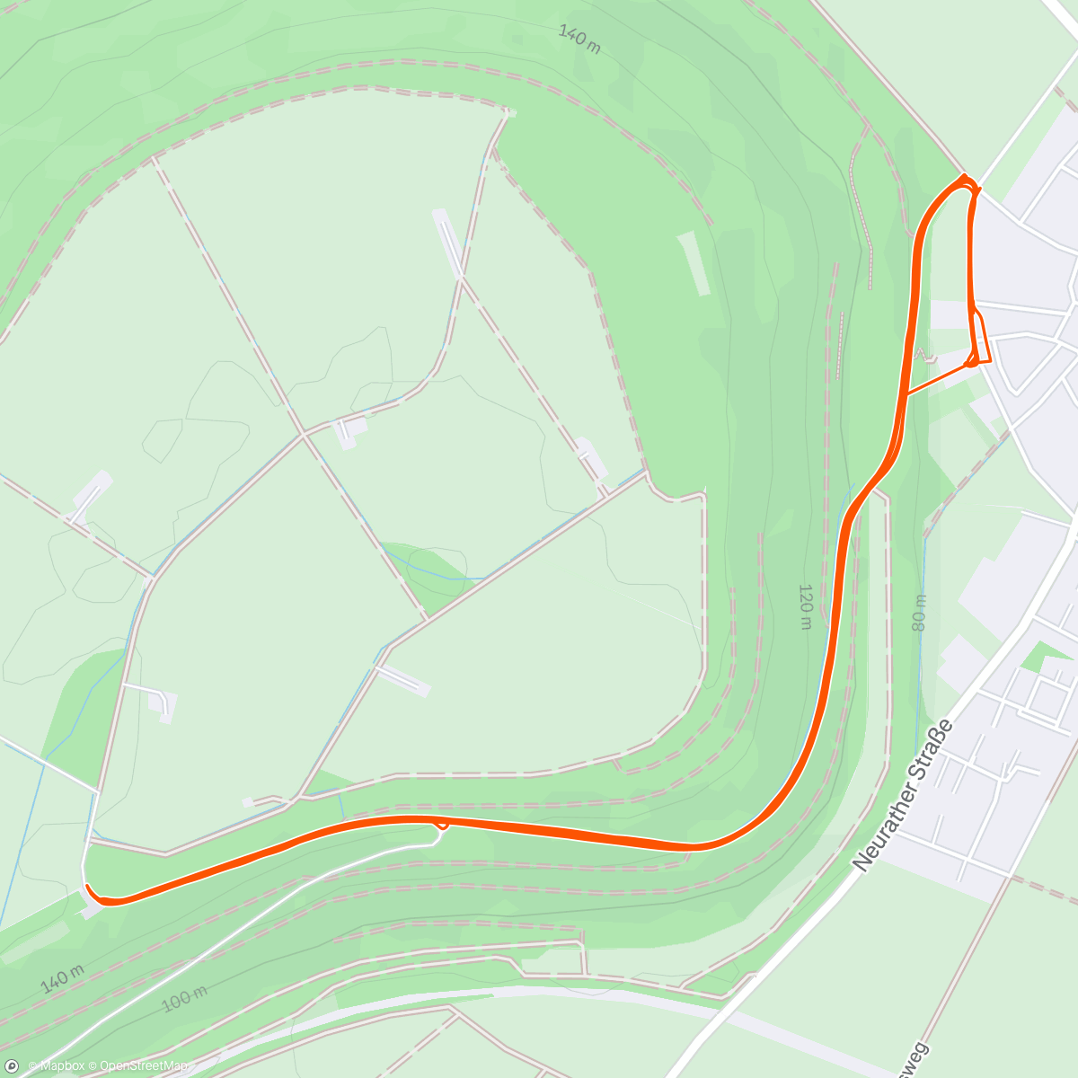 Map of the activity, Bikes ‘n’ Kohle
