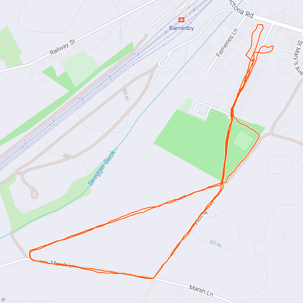 Map of the activity, Morning Walkies