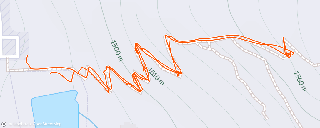 Map of the activity, Morning Trail Run