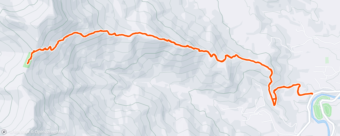 Map of the activity, Afternoon Hike