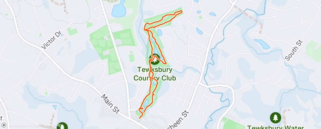 Map of the activity, Tree house golf