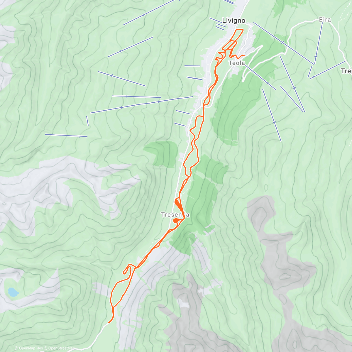 Map of the activity, Pizzaskate