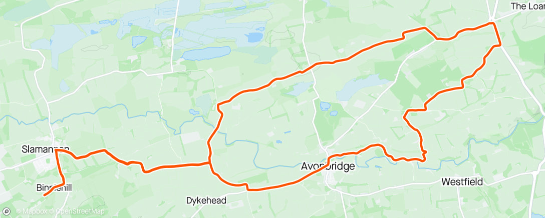 Map of the activity, Afternoon E-Bike Ride