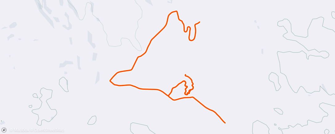 Map of the activity, MyWhoosh - Hill Reps