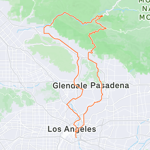 Big Tujunga Canyon 105.5 km Cycling Route on Strava