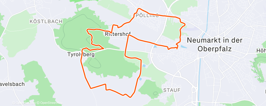 Map of the activity, Tyrolsberg