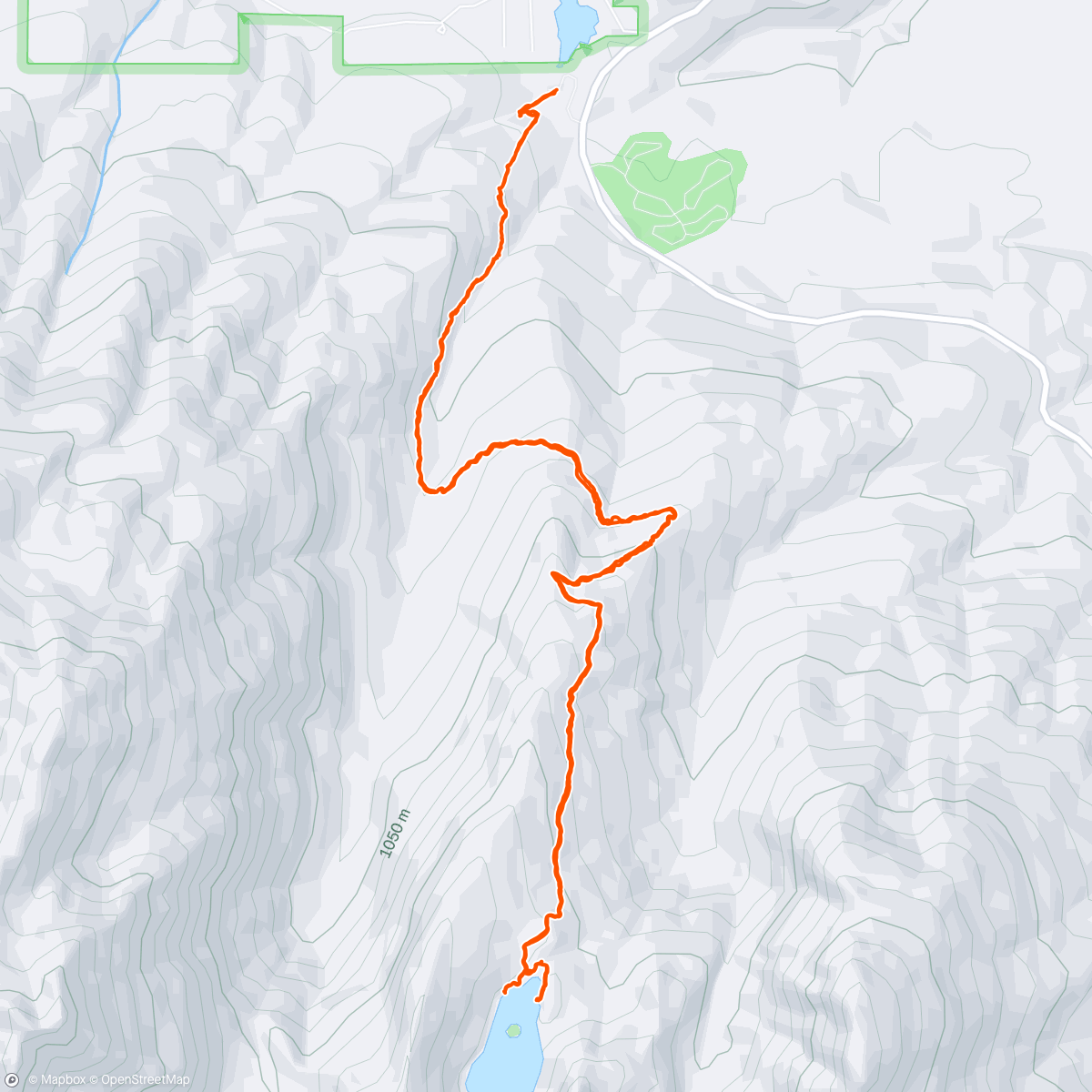 Map of the activity, Lake of Misty Angels, WA