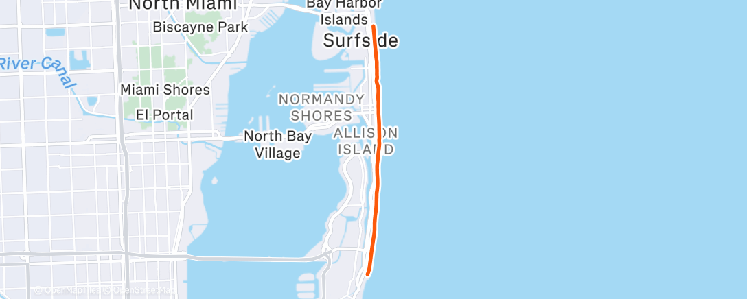 Map of the activity, Morning Ride