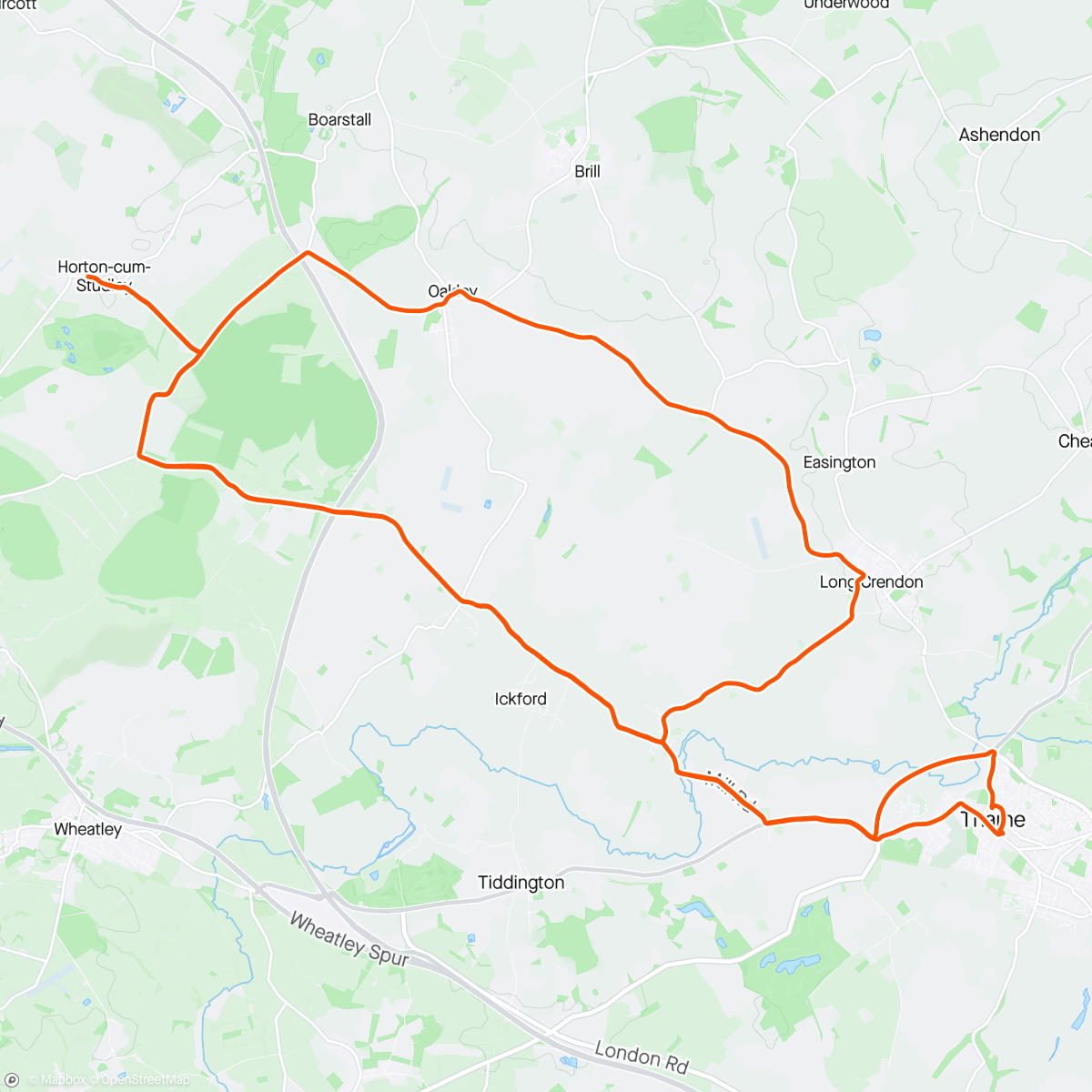 Mapa de la actividad (The race that wasn’t but the hardcore rode the very wet route anyway 💪)