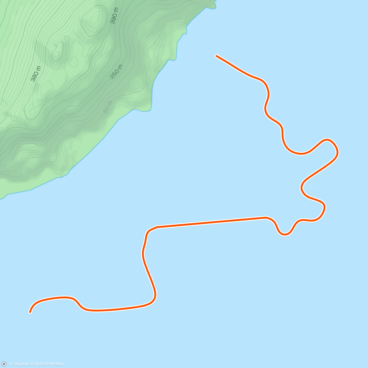 Карта физической активности (Zwift - Pacer Group Ride: Tempus Fugit in Watopia with Big Mig)
