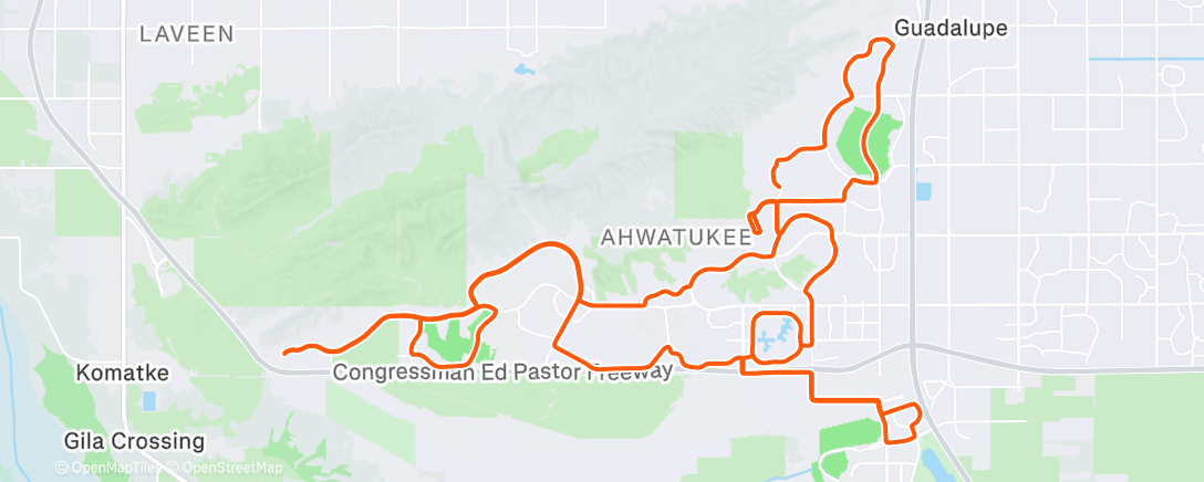 Map of the activity, Morning Ride