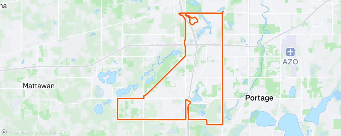 Map of the activity, Morning Ride