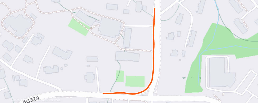 Map of the activity, Morning Walk