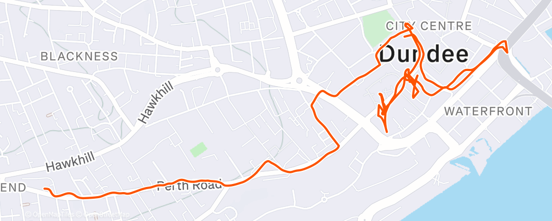 Карта физической активности (Afternoon Walk)