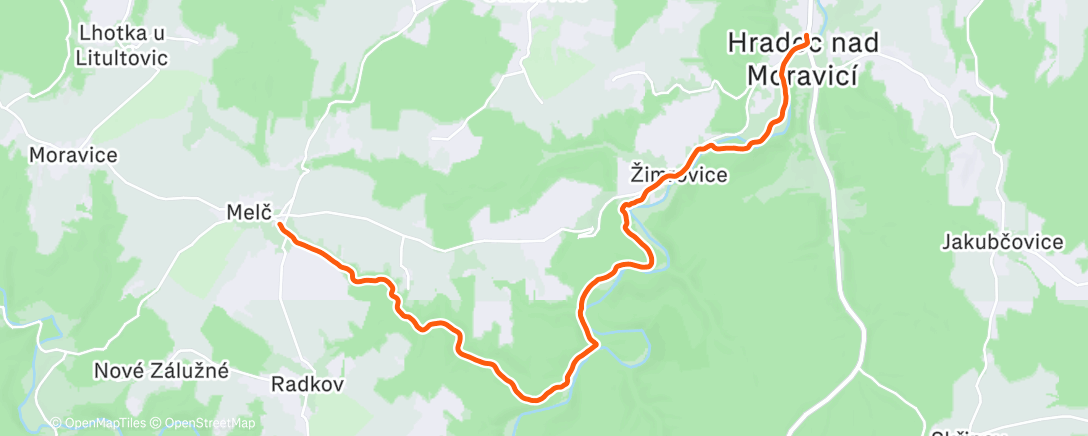 Map of the activity, X-mas run 🎄🎁🎅