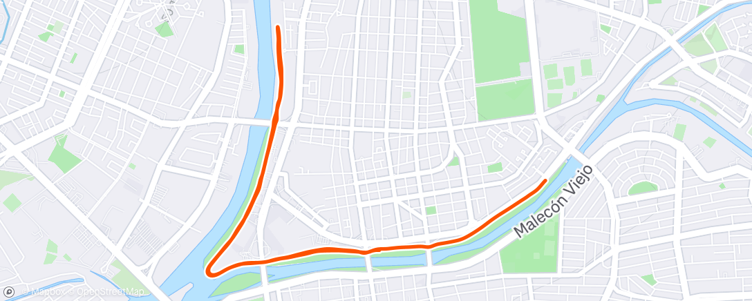 Map of the activity, El oxxo riveras (ingeniero)