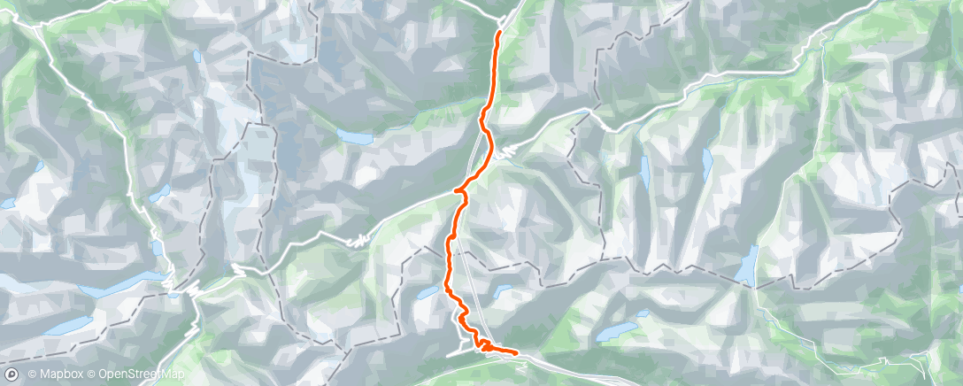 Map of the activity, FulGaz - Tremola To Flüelen (Gotthard Pass)