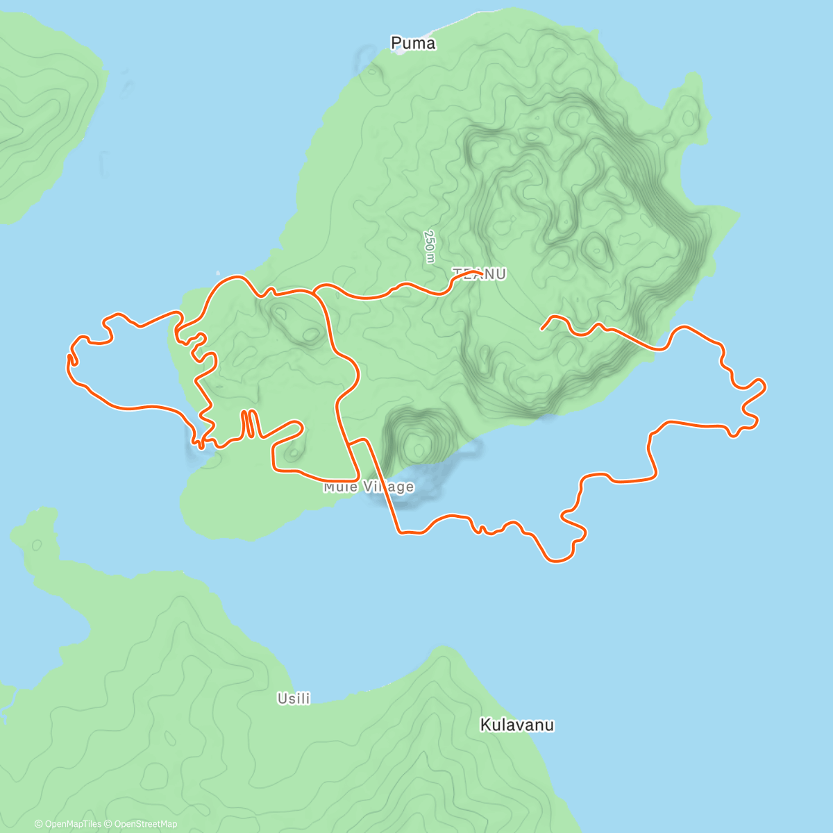 Map of the activity, Zwift Workout - FTP Development