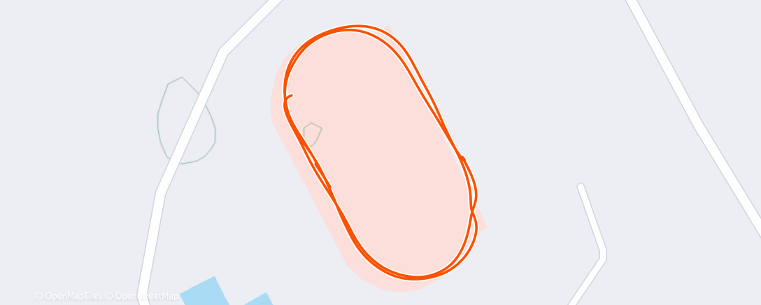 Map of the activity, Carrera de noche