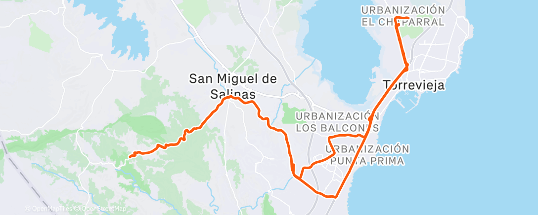 Map of the activity, 🚲🚲