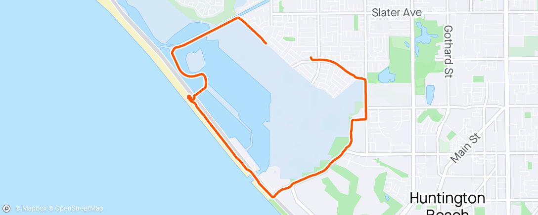 Карта физической активности (Short Beach Loop)