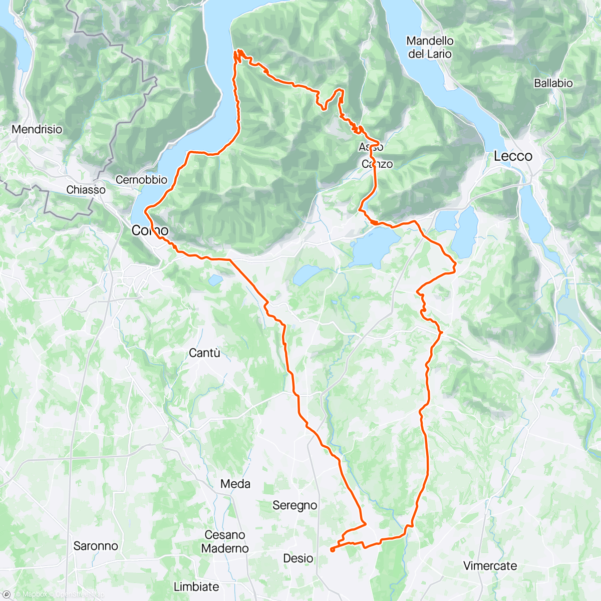 Map of the activity, Nesso