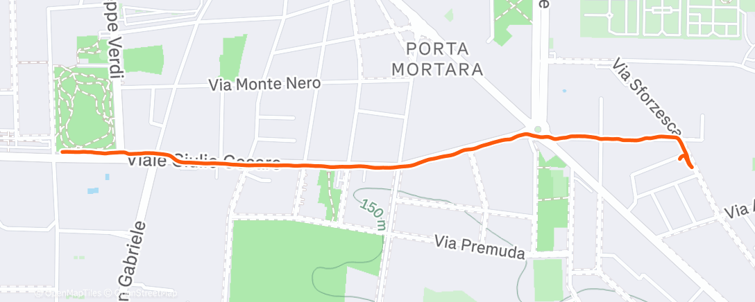 Карта физической активности (Morning Run)