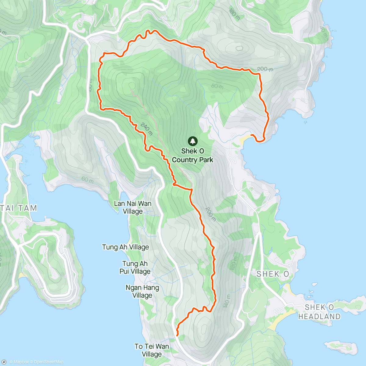 Map of the activity, Family hike 🙃