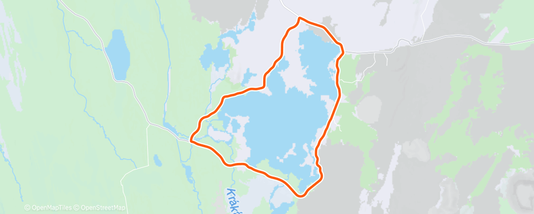 Карта физической активности (ROUVY - Around Myvatn Lake | Iceland)