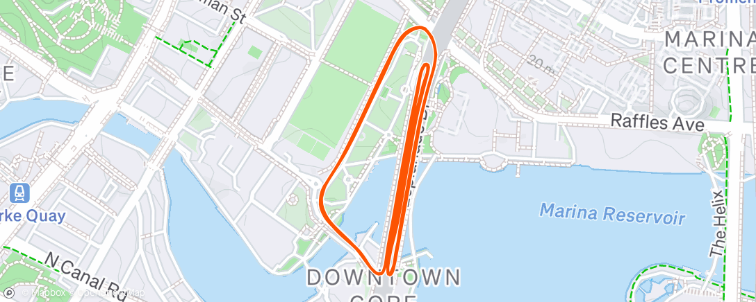 Map of the activity, Singapore TDF