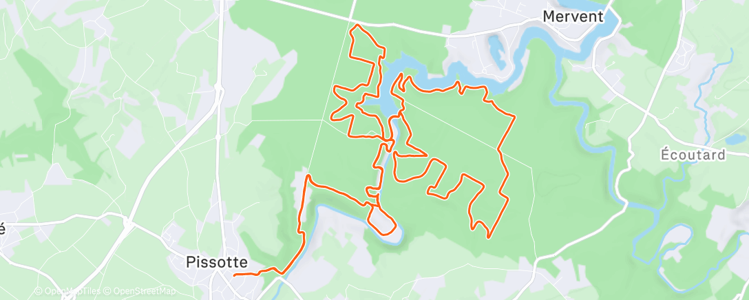 Map of the activity, Dossard fin de bloc P7