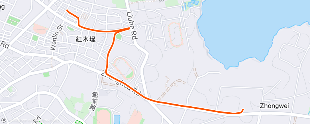 Карта физической активности (晨間騎乘)