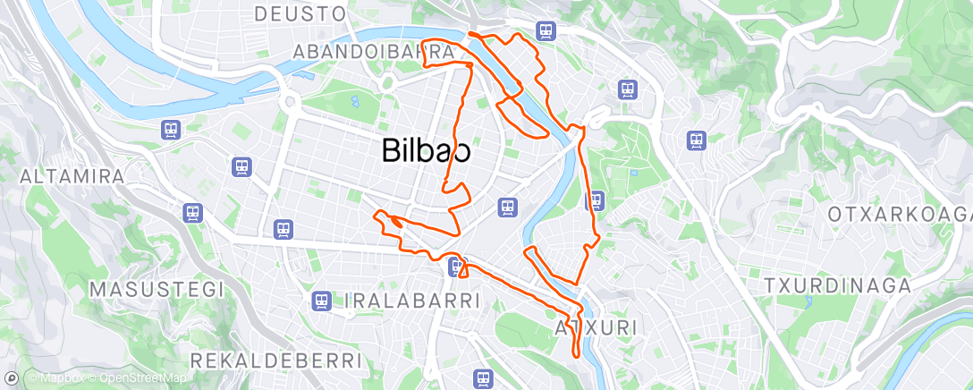 Map of the activity, Bilbao 🌥️